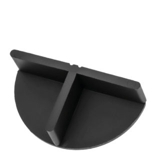 croisillon dalle de terrasse 3mm avec plateau en forme de T Plate noir