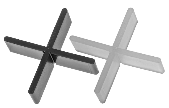 Croisillons d'écartement en X simple, noir